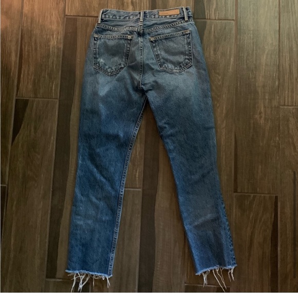 GRLFRND Karolina High Rise Skinny Jeans in Close To You Fray Hem Sz 24 *altered* - Picture 2 of 7
